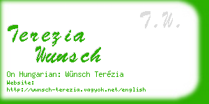 terezia wunsch business card